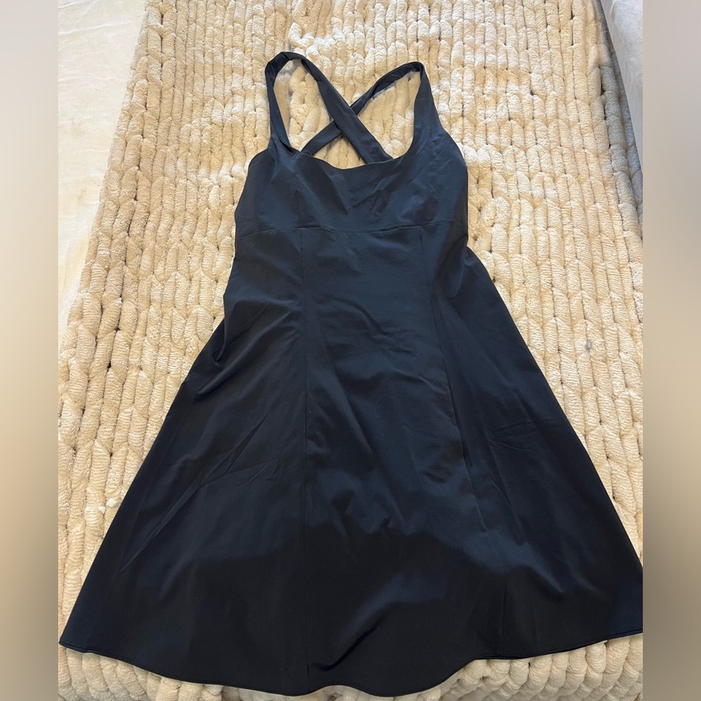 Outdoor Voices Black Backless Dress
